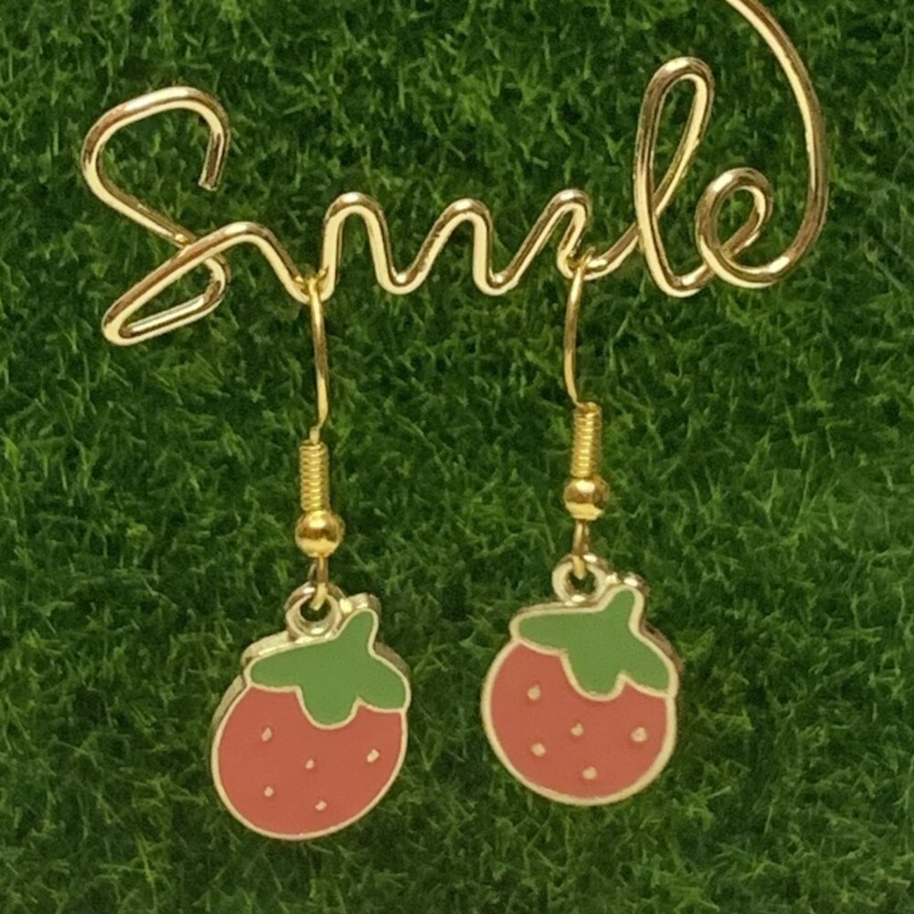 Berry Earring, Funny Food, Food Jewelry, Fruit Earrings, Berry Lover, Strawberry